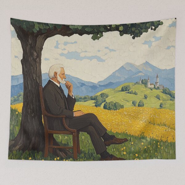 Item preview, J.R.R. Tolkien | Post-impressionist painting style designed and sold by ComicsFactory.
