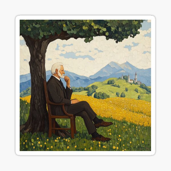 Item preview, J.R.R. Tolkien | Post-impressionist painting style designed and sold by ComicsFactory.