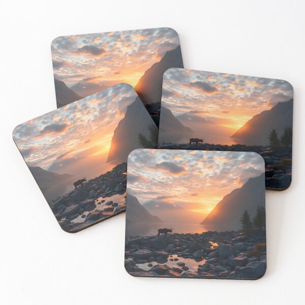 Item preview, Fjord Sunset designed and sold by laurencecrea.