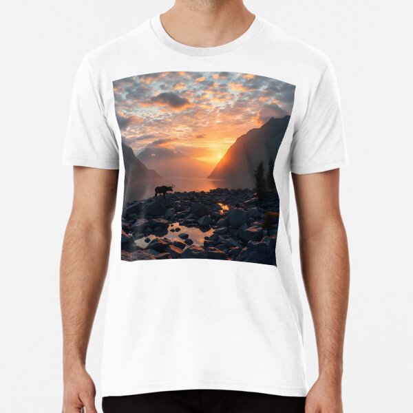 Item preview, Fjord Sunset designed and sold by laurencecrea.