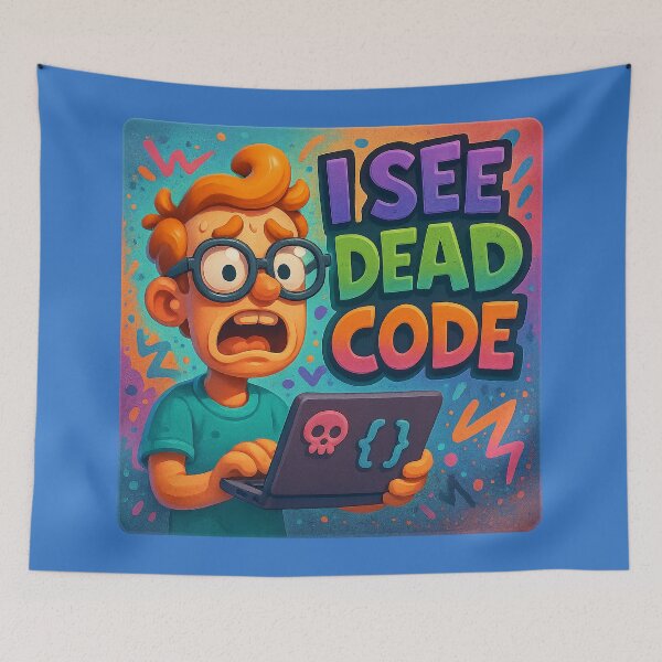 Item preview, I see dead code – humor for developers designed and sold by Girih.