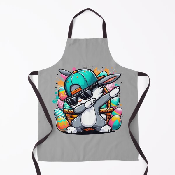 Item preview, Cool Easter Bunny in Streetwear with Basket of Eggs designed and sold by Aredbox.