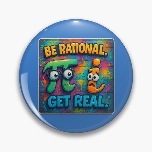 Item preview, Mathematical humor – Rational versus imaginary designed and sold by Girih.
