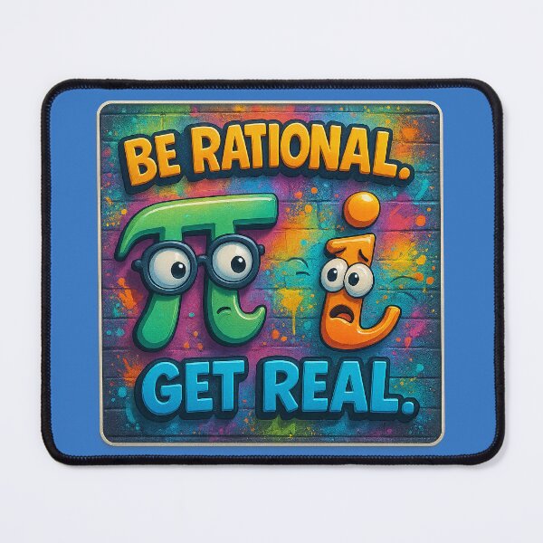 Item preview, Mathematical humor – Rational versus imaginary designed and sold by Girih.
