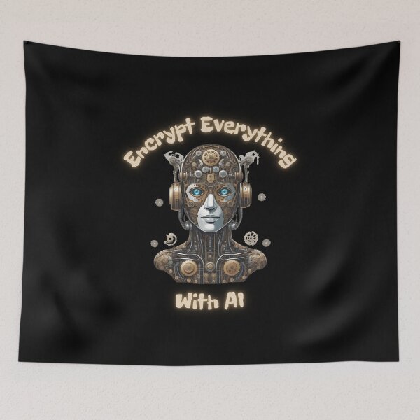 Item preview, Encrypt Everything With AI designed and sold by SayItLoudTees.