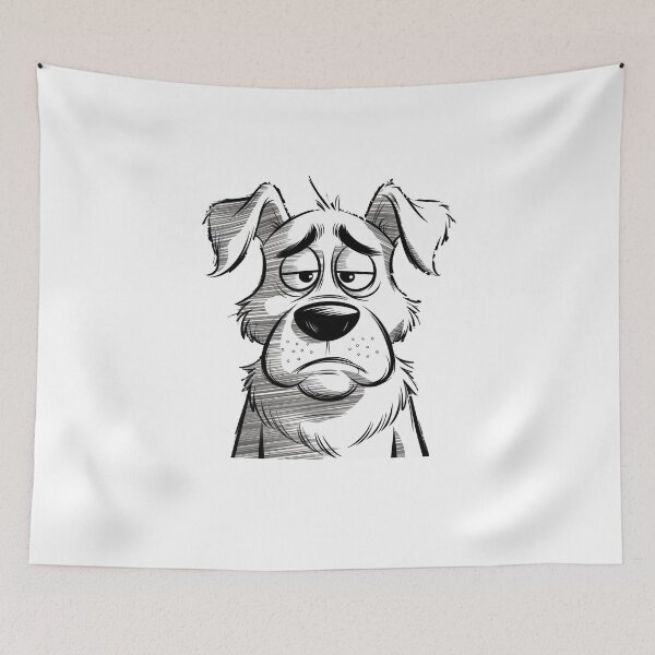 Item preview, Worried Dog designed and sold by Gentle40Winks.