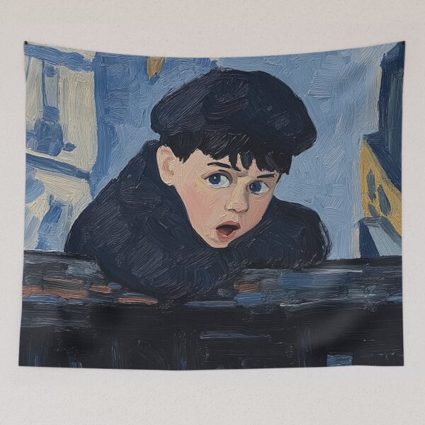 Item preview, Jackie Coogan | Post-impressionist painting style designed and sold by ComicsFactory.