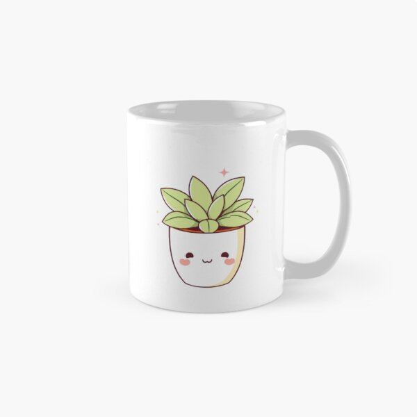 Item preview, Cute Potted Plant with Smiling Face designed and sold by IsabellShop.