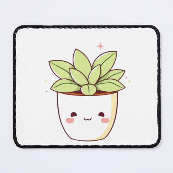 Item preview, Cute Potted Plant with Smiling Face designed and sold by IsabellShop.