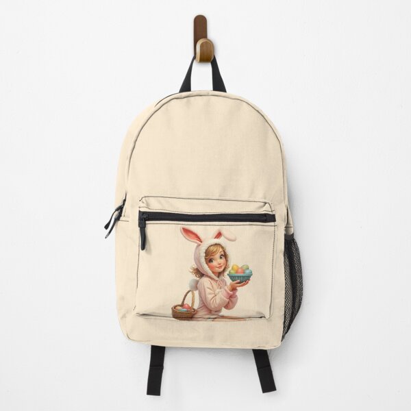 Item preview, Easter Bunny Girl – Pastel Spring Illustration designed and sold by MiniindY Pop.