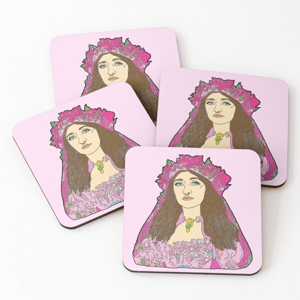 Item preview, Sierra Ferrell Illustration in pink designed and sold by Color Serenity by Alana C..