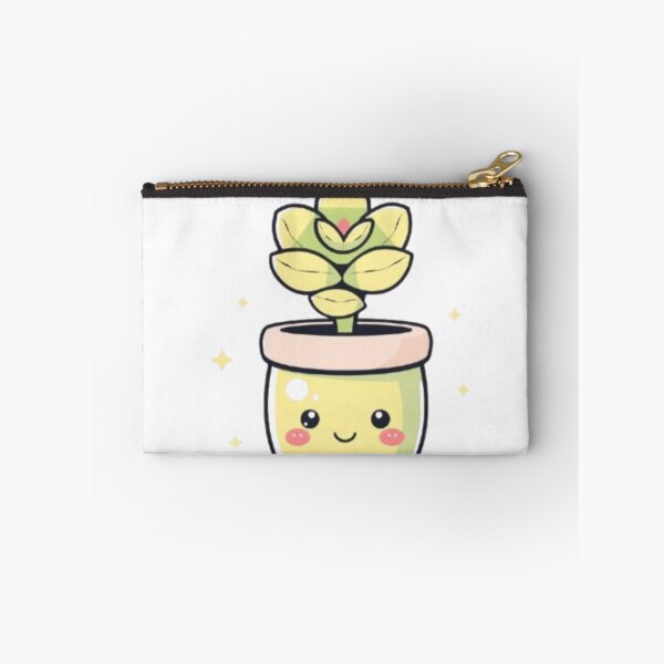 Item preview, Cute Potted Plant with Smiling Face designed and sold by IsabellShop.