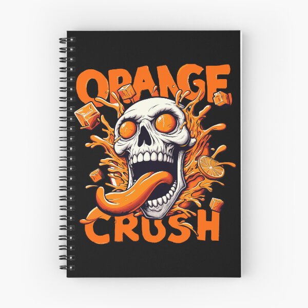 Item preview, Orange Crush - screaming skull with orange slices designed and sold by SplashPixel.