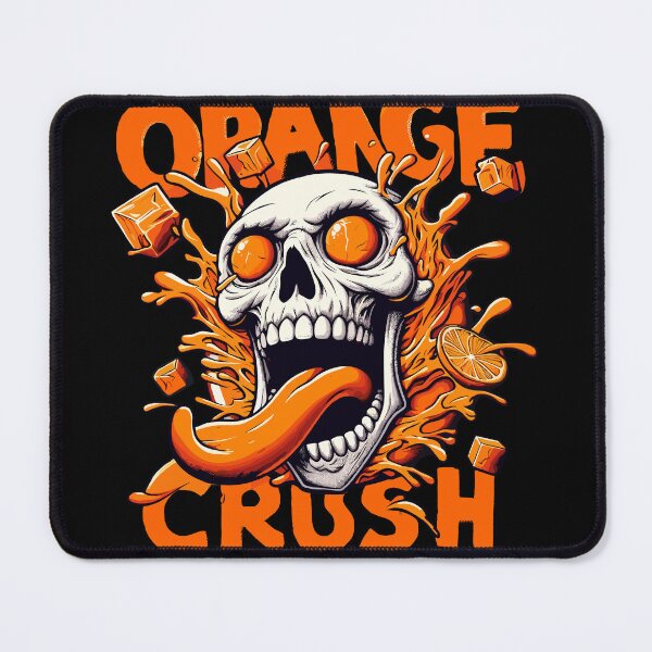 Item preview, Orange Crush - screaming skull with orange slices designed and sold by SplashPixel.