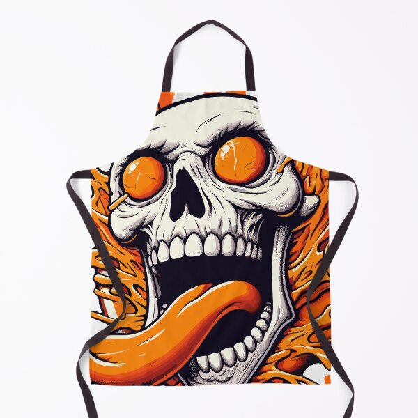 Item preview, Orange Crush - screaming skull with orange slices designed and sold by SplashPixel.