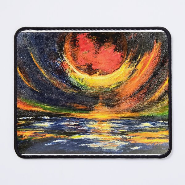 Item preview, The panoramic night, beeswax on plywood, 32Hx48Lx1W, inch, SKU 2008  designed and sold by Romeo Dobrota.