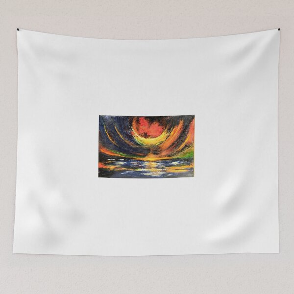 Item preview, The panoramic night, beeswax on plywood, 32Hx48Lx1W, inch, SKU 2008  designed and sold by Romeo Dobrota.