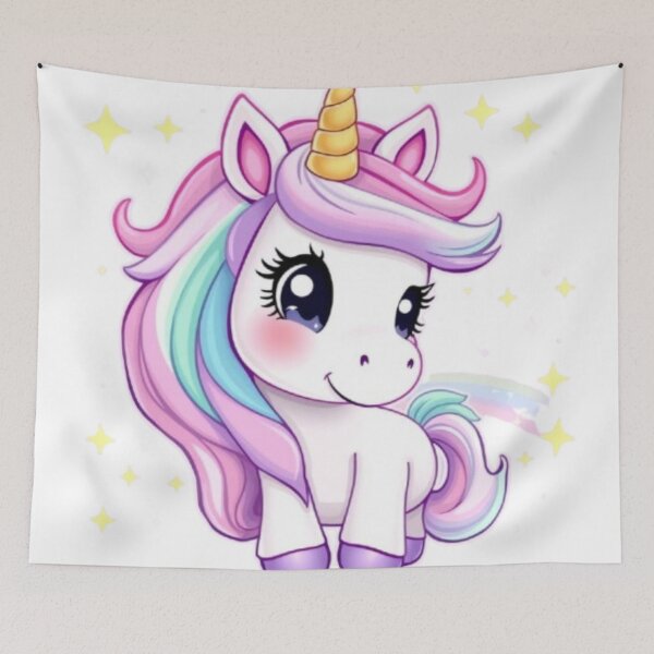 Item preview, Magical Unicorn with Stars designed and sold by IsabellShop.