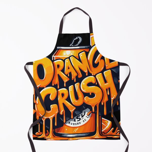 Item preview, Orange Crush - orange soda can with the bold, dripping text designed and sold by SplashPixel.