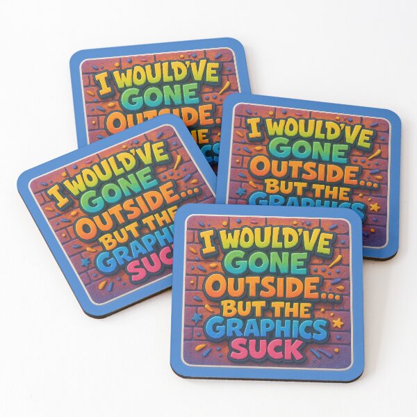 Item preview, Outside world? No thanks – Humorous gaming design designed and sold by Girih.