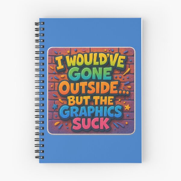 Item preview, Outside world? No thanks – Humorous gaming design designed and sold by Girih.