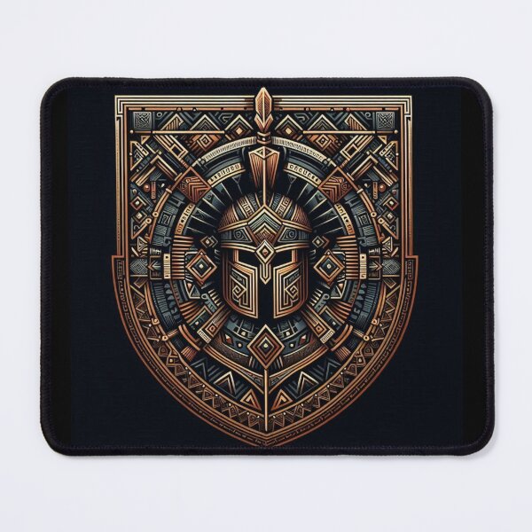 Item preview, Old Warrior Shield designed and sold by Dogandesighn.