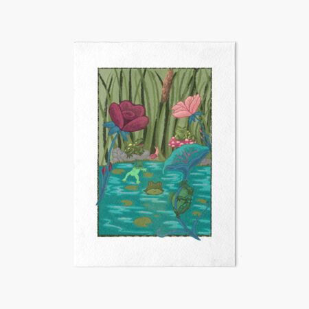 Vista previa del artículo con la obra «Ranas Ranas Ranas», diseñado y vendido por Rjoodles.
