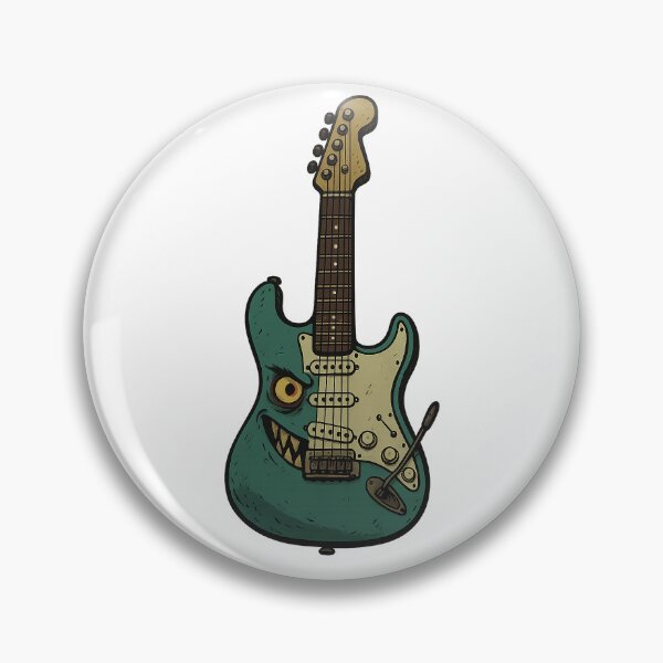 Artikelvorschau, Fender Stratocaster Cartoon-Gitarre entworfen und verkauft von TheYeahStore.