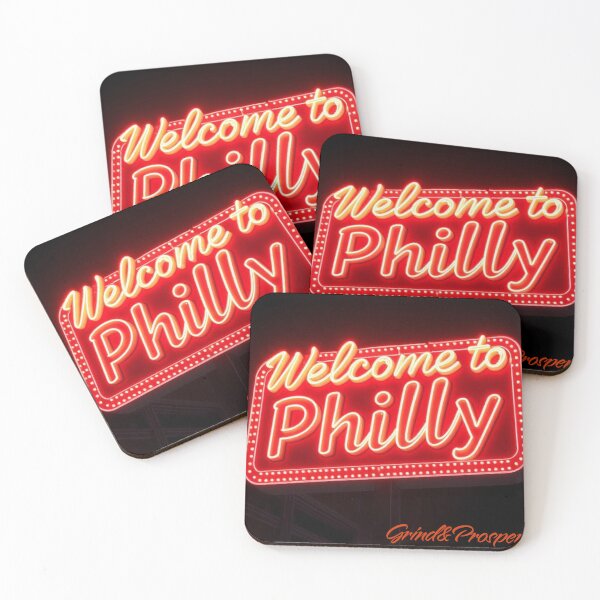 Item preview, Welcome to Philly Neon Sign – Grind & Prosper Series designed and sold by Grind&Prosper .