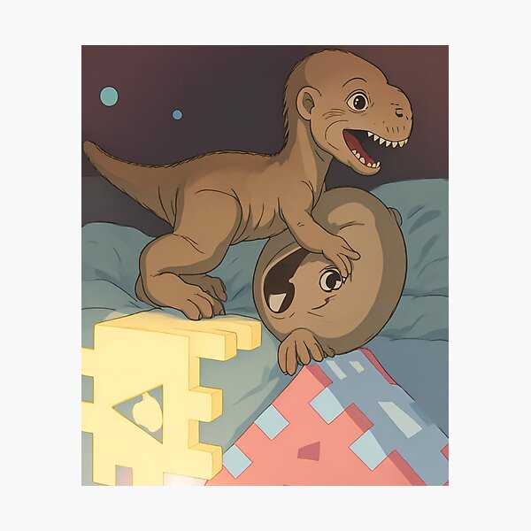Artikel-Vorschau von Baby-Dinosaurier rettet seinen Freund, designt und verkauft von AWADHESH  CHAURASIA.