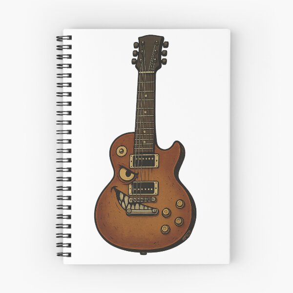 Aperçu de l'œuvre Guitare de dessin animé Gibson Les Paul créée et vendue par TheYeahStore.