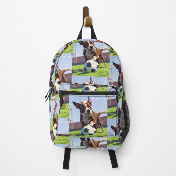 Item preview, Dog playing soccer designed and sold by caperaerik.