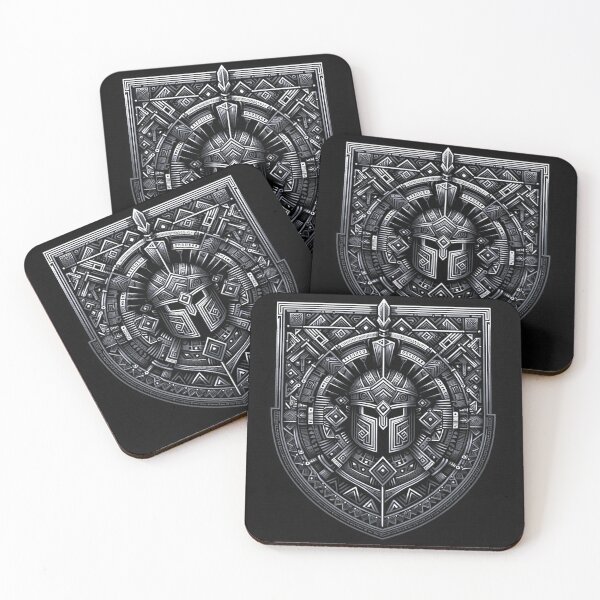 Item preview, Old Warrior Shield designed and sold by Dogandesighn.