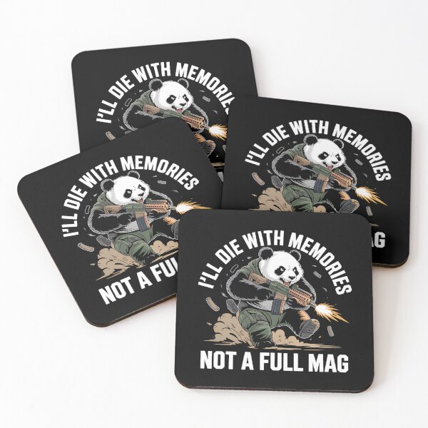 Item preview, I'll Die With Memories Not A Full Mag - The perfect gift for adrenaline lovers and military style fans who prefer full memories over a full mag. designed and sold by ZyziowskyArt.