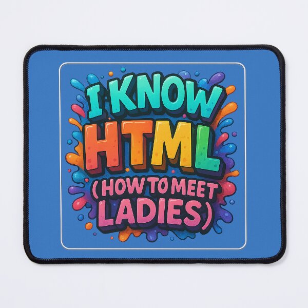 Item preview, I can HTML – Humor with charm designed and sold by Girih.