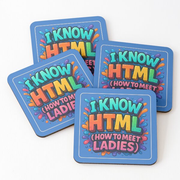 Item preview, I can HTML – Humor with charm designed and sold by Girih.