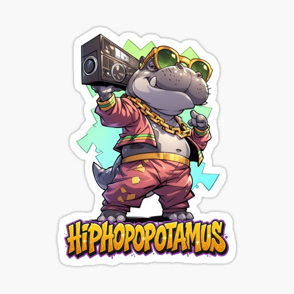 Item preview, Hiphopopotamus designed and sold by KiwiGrizzly.