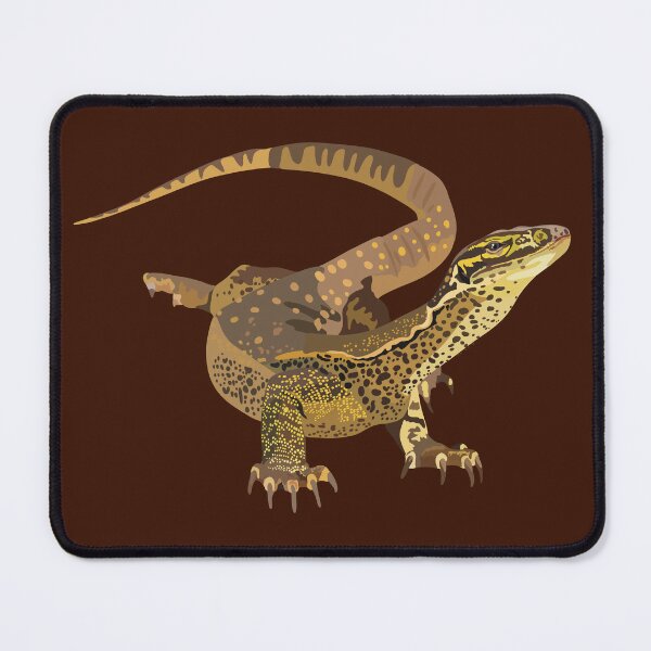 Item preview, A is for Argus Monitor Lizard,Argus Monitor Lizard – Spotted Australian Reptile Wildlife Art designed and sold by PrettylittlepastelUk.