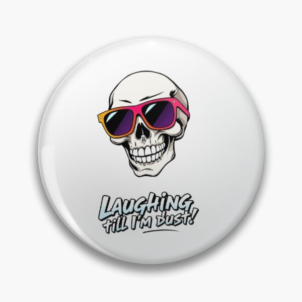 Item preview, Skull Forever Laughin designed and sold by Nave Curious Stuff.