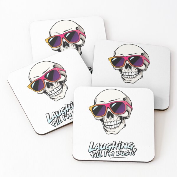 Item preview, Skull Forever Laughin designed and sold by Nave Curious Stuff.