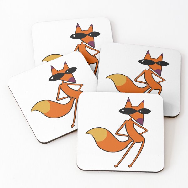 Item preview, courage the cowardly dog fox designed and sold by hackedbyna.