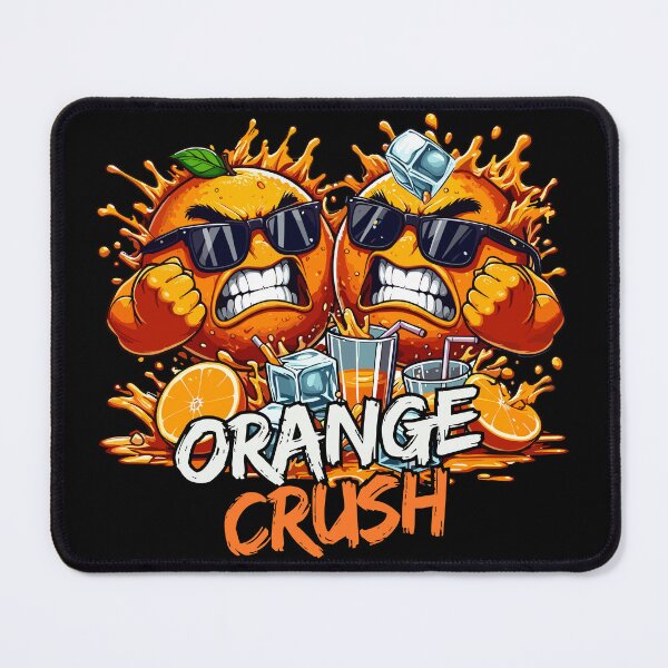 Item preview, Orange Crush - Angry oranges with sunglasses designed and sold by SplashPixel.