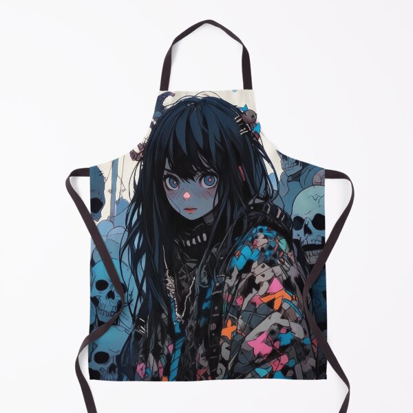 Item preview, Eerie Skeleton Anime Street Girl designed and sold by bubblegoth.