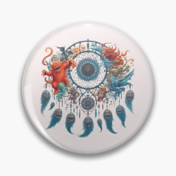 Item preview, Scary Dream Catcher – Horror Aesthetic Spooky Nightmare Design designed and sold by harmzk90.