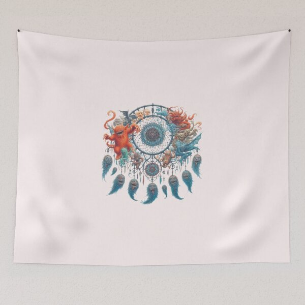 Item preview, Scary Dream Catcher – Horror Aesthetic Spooky Nightmare Design designed and sold by harmzk90.