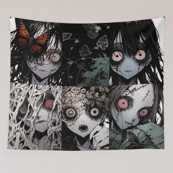 Item preview, Creepy Stitched Anime Girls designed and sold by bubblegoth.