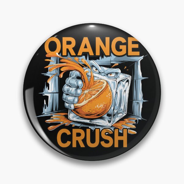 Item preview, Orange Crush - Ice cube squeezing an orange designed and sold by SplashPixel.