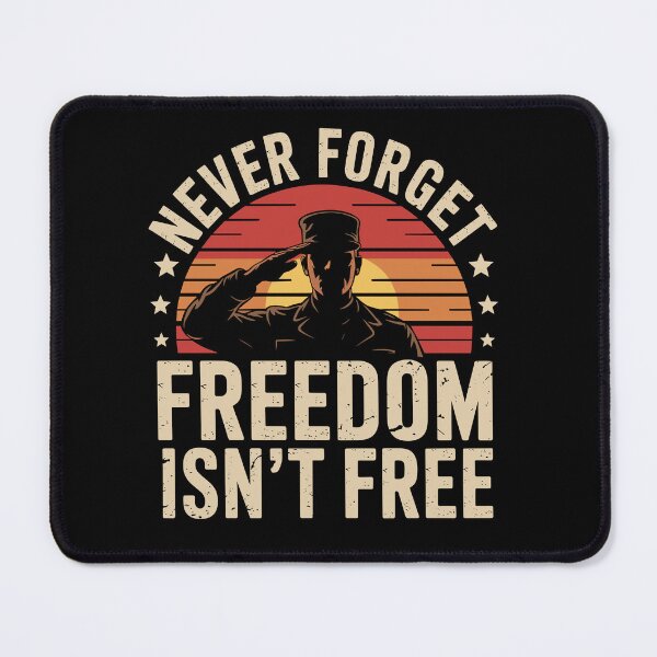 Item preview, May We Never Forget Freedom Isnt Free Veterans Day designed and sold by Berkako.