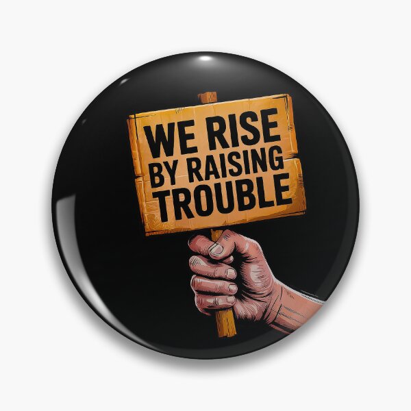 Item preview, Get in Good Necessary Trouble Activism Protest Sign designed and sold by Amanda's Factory.