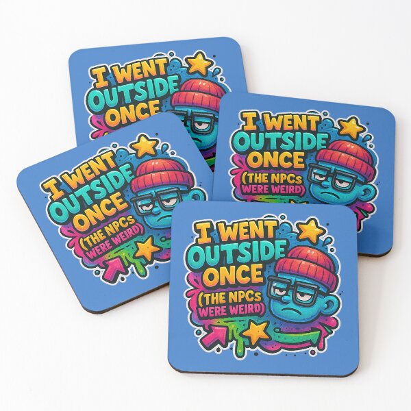 Item preview, Outside? Strange NPCs! – Gaming with humor designed and sold by Girih.